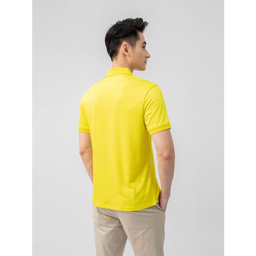 Áo polo nam INSIDEMEN cao cấp cổ đức hai cúc chỉn chu dệt Jacquard bo viền tay áo tạo sự tinh tế IPS007S1