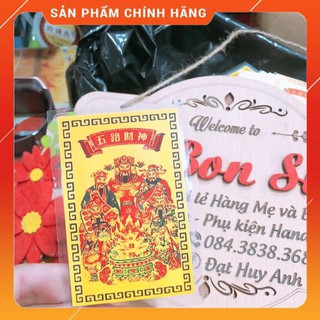 * THẺ BÀI NGŨ LỘ THẦN TÀI PHÙ *