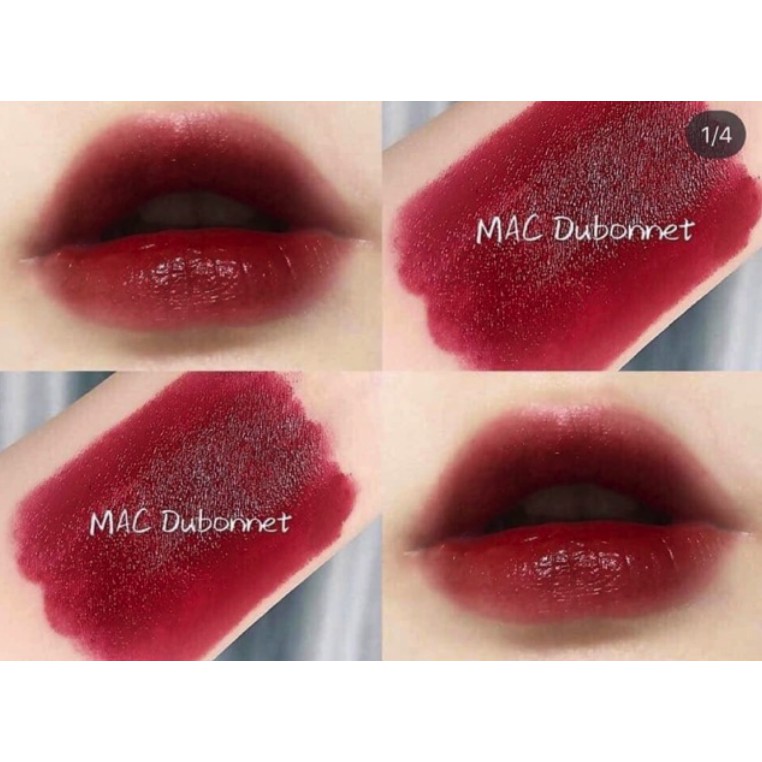 Son MAC Dubonnet 108 Màu Đỏ Rượu – Amplified