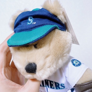 [STARBUCKS US] - GẤU BÔNG MLB BASEBALL MARINERS (SEATTLE) TEAM BEARISTA BEAR 2003