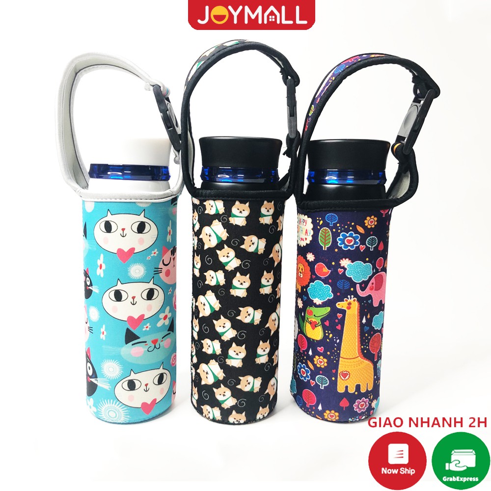 Túi đựng bình giữ nhiệt Lock&amp;Lock ngộ nghĩnh dễ thương dành cho bình dưới 600ml LHC4131, LHC4125, LHC4227... - JoyMall