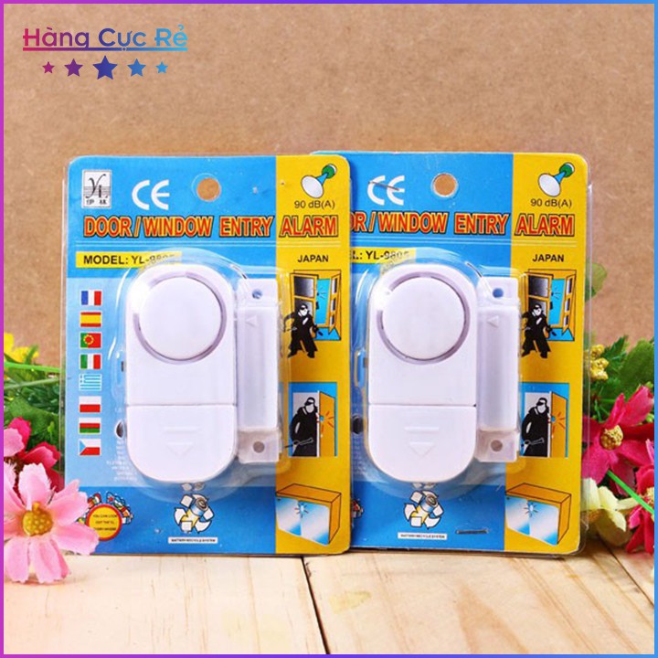 Combo 2 chuông báo động thông minh dùng pin Freeship Thiết bị gắn cửa có chuông báo chống trộm - Shop Hàng Cực Rẻ