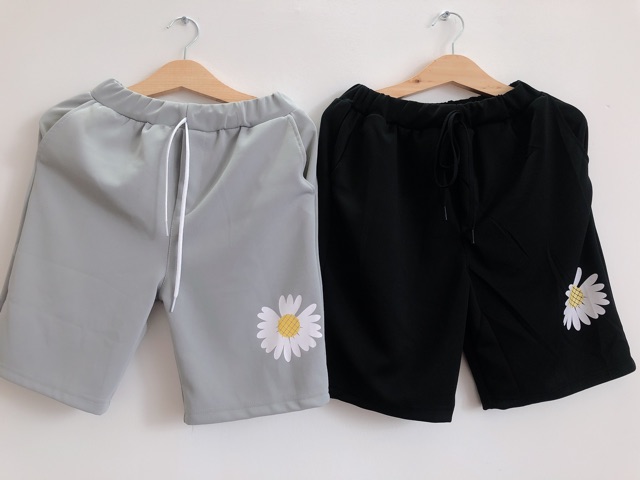 Quần short WIND unisex hoa cúc form rộng, quần đùi nam nữ oversize ulzzang | BigBuy360 - bigbuy360.vn