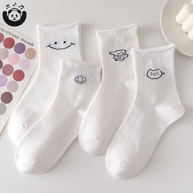 Vớ in họa tiết hoạt hình dễ thương cho nam và nữ