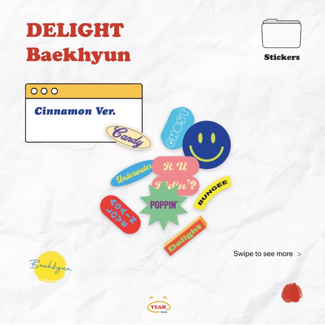 Bộ Hình Dán Baekhyun Delight