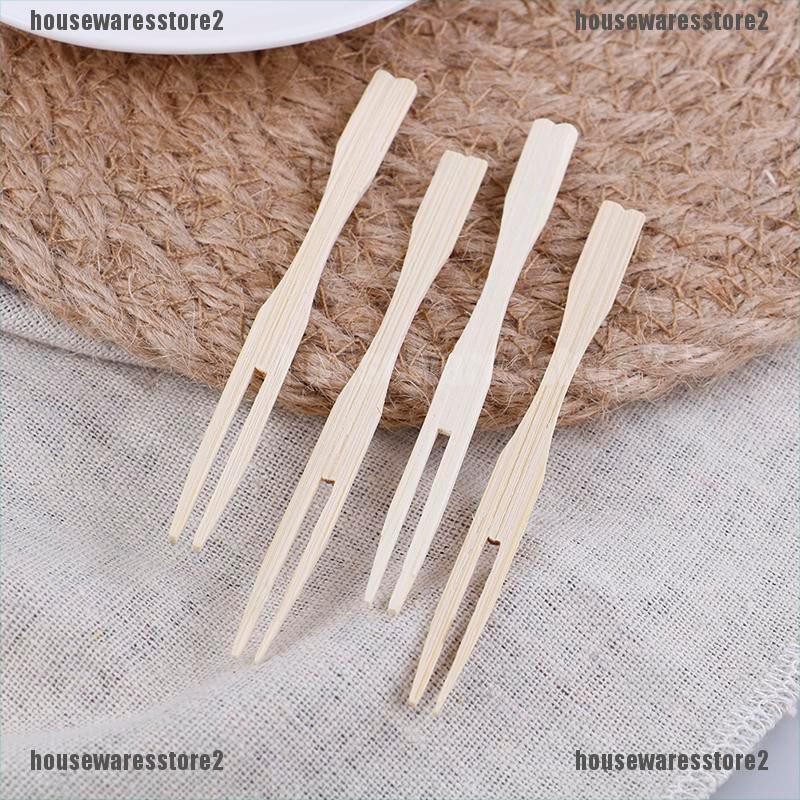 Bộ 100 Nĩa Tre Nướng Bbq Tiện Lợi Chất Lượng