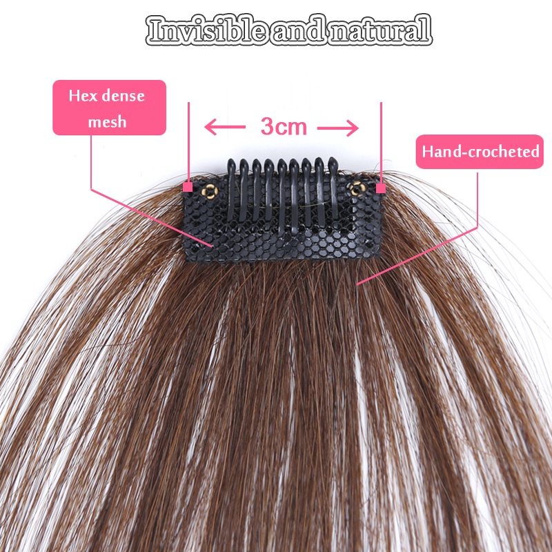 Mái Tóc Giả Có Kẹp Tiện Dụng Cho Nữ