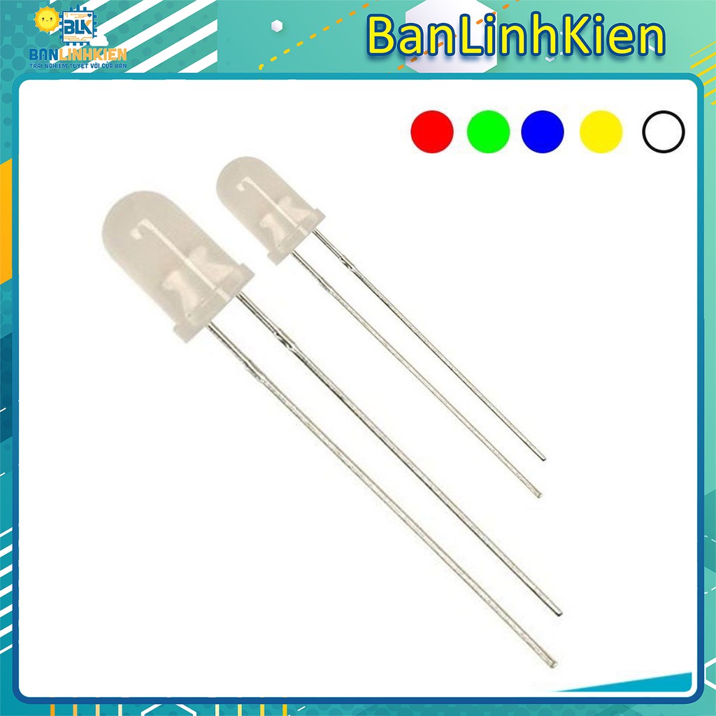 Bộ 10 đèn led 5mm/ 3mm đầy đủ các màu