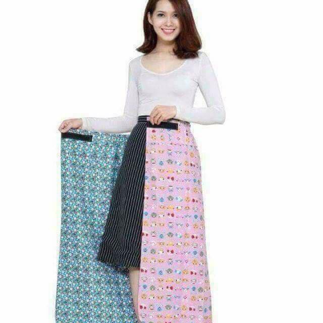 Váy chống nắng 2 lớp dày dặn, mặc được 2 mặt