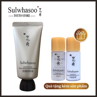  [30ml] Sữa rửa mặt thông đỏ Sulwhasoo Timetreasure Extra Creamy Cleansing Foam 30ml