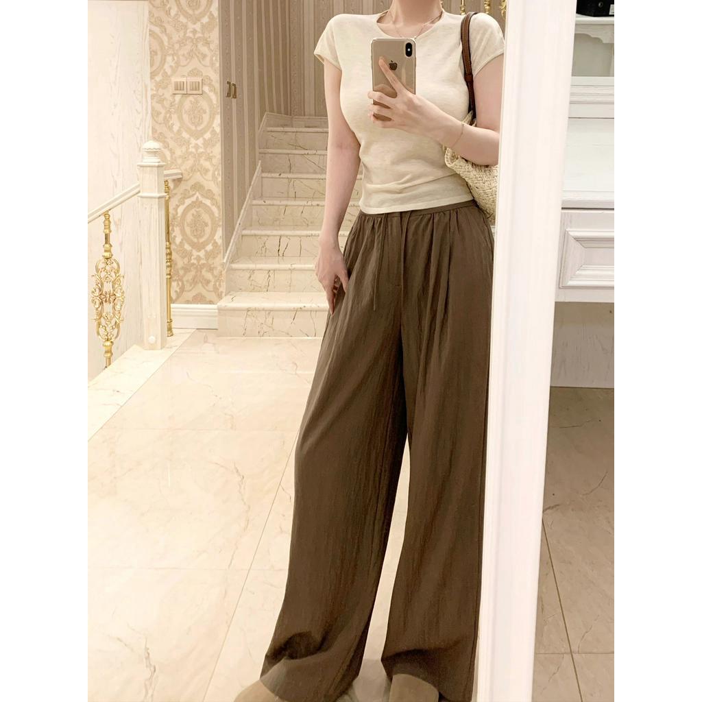 Quần Ống Rộng Mỏng Thoải Mái Phong Cách Mới Mùa Hè 62829