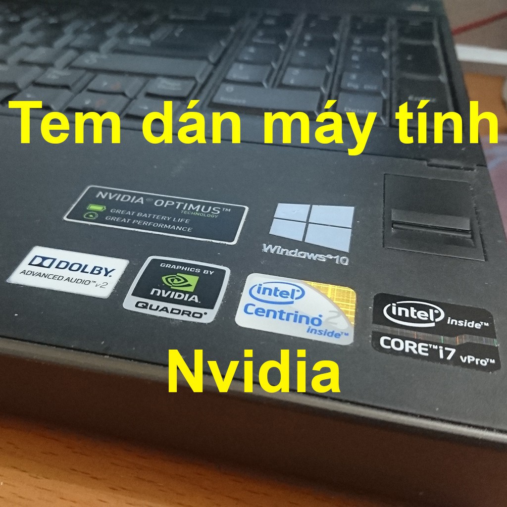 Tem Nvidia / Tem dán máy tính ( Sticker ) PC Laptop