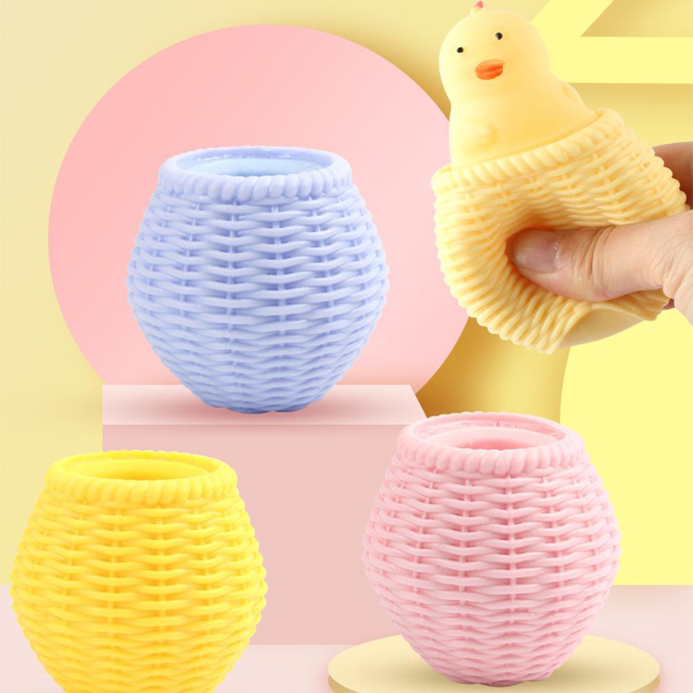 Đồ chơi bóp hình con gà squishy vui nhôn cho bé
