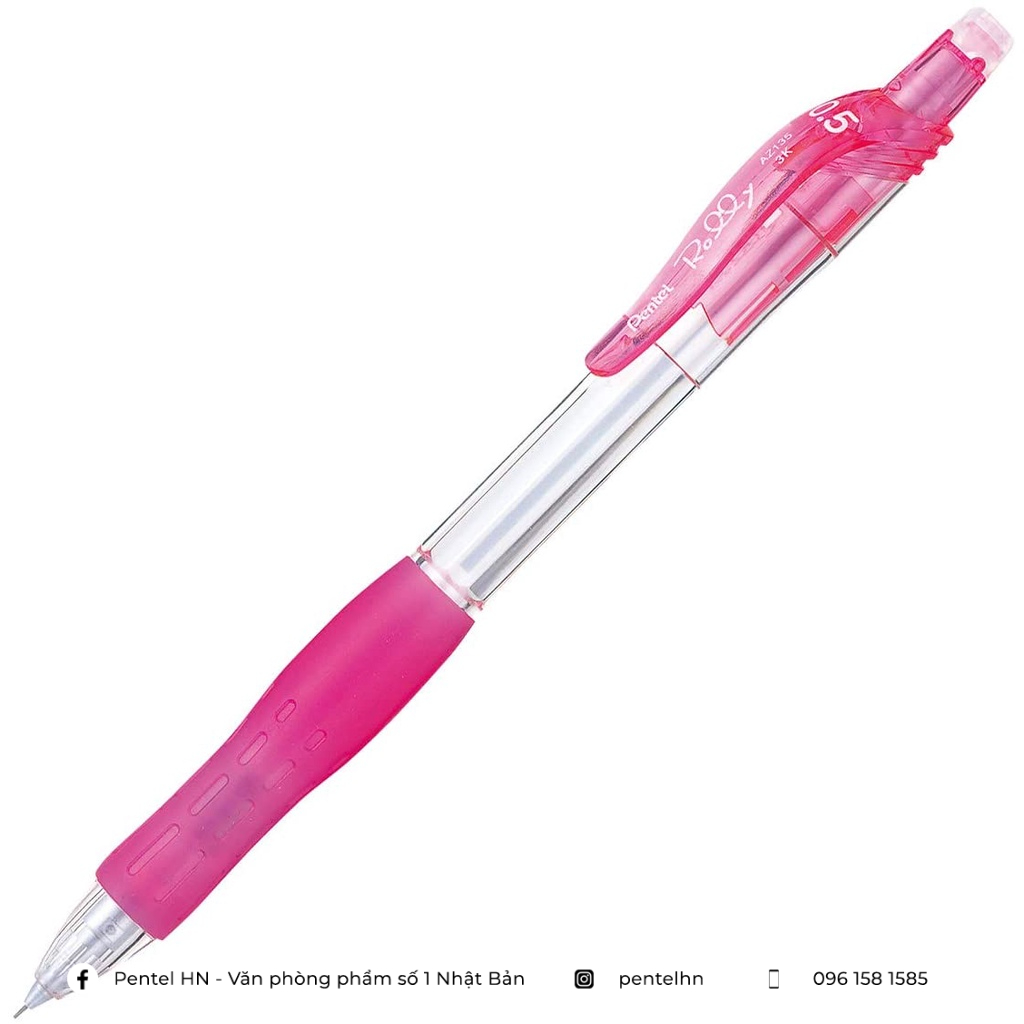 Bút Chì Kim Pentel Rolly AZ135 Ngòi 0.5mm | Cơ Chế Đẩy Chì Thông Minh