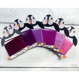 Combo dây tết vòng theo pallet màu - Color pallet 4 (Purple ombre)