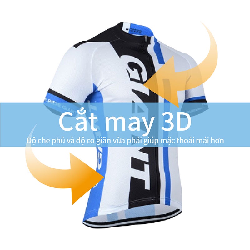 Quần áo xe đạp GIANT Mens Breathable Short Sleeve Gel Padded Short Bicycle Ride Pants