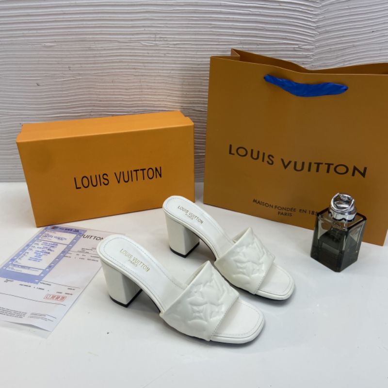 X(ẢNH THẬT) Guốc 8p Gót Vuông Quai Ngang Loại 1 Xịn Da Mềm Êm Fullbox Bill Túi Cao Cấp