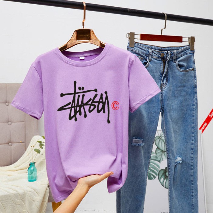 Áo thun nữ tay lỡ in chữ kiểu phông chất Cotton oversize form rộng cao cấp siêu dễ thương cực đẹp Giá Rẻ A03 | BigBuy360 - bigbuy360.vn