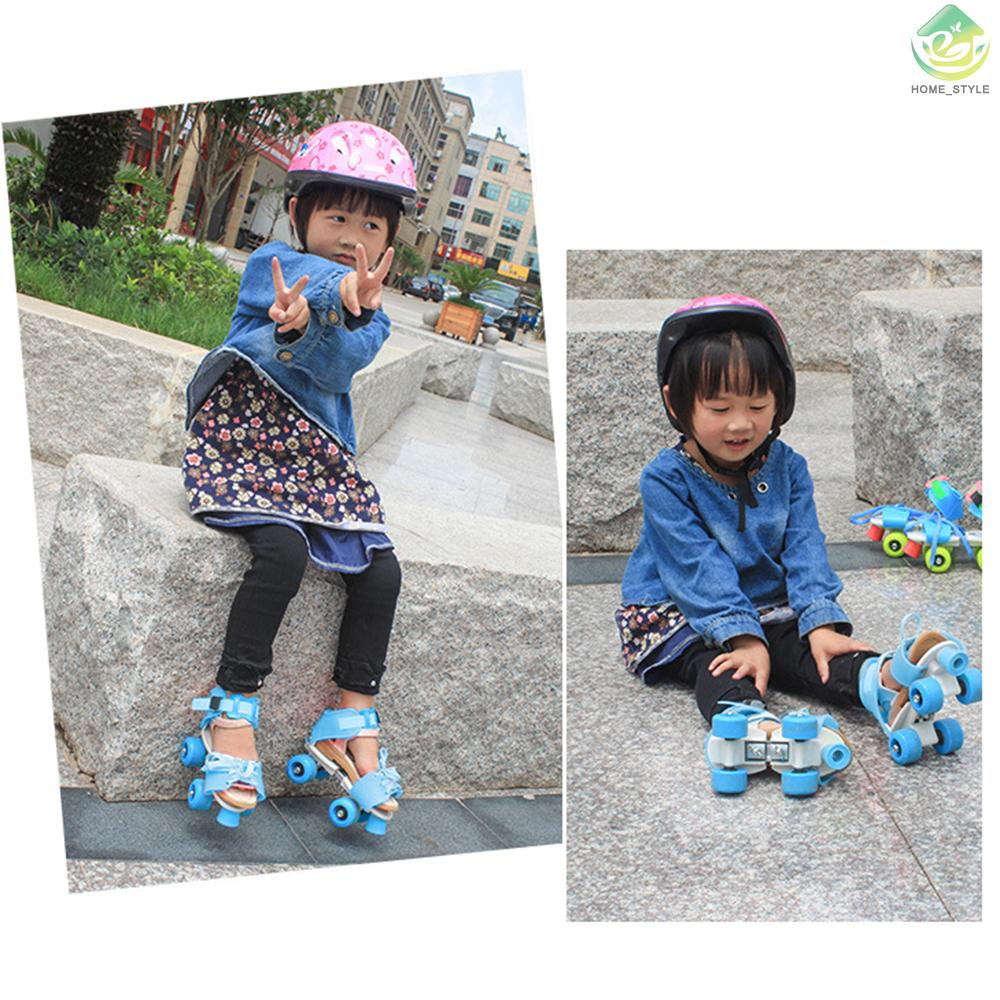 Giày Trượt Patin Có Bánh Xe Đôi Điều Chỉnh Được Dành Cho Trẻ Em Mới Bắt Đầu