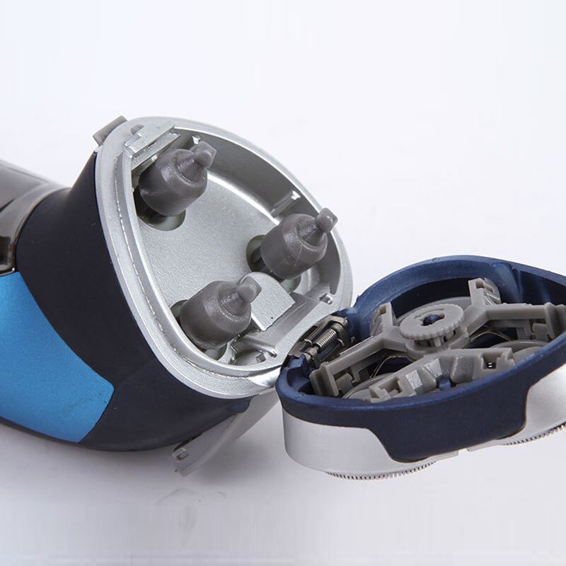 Máy Cạo Râu Kemei Lưỡi Nổi 3D Chống Thấm Nước IPX4 Có đèn Led Thông Minh Cạo Khô Và Ướt Có Thể Cắm Điện Trực Tiếp CaoCấp