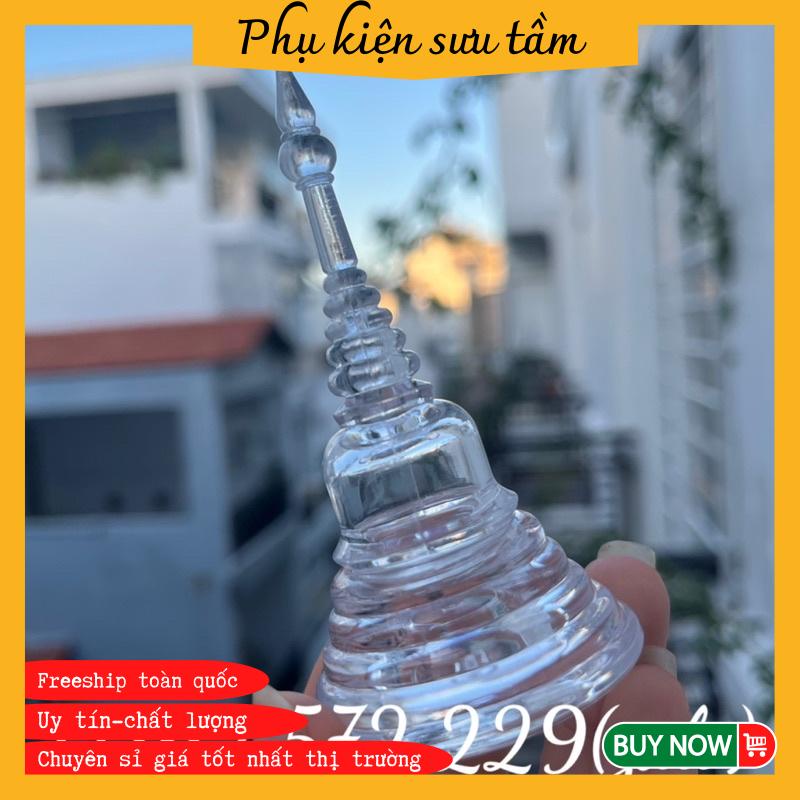 Tháp xá lợi  đựng hạt xá lợi đặt bàn thờ Phật cao cấp