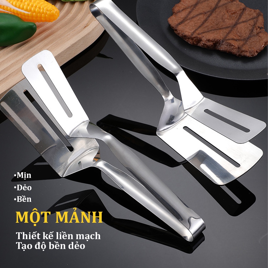 Kẹp gắp nóng thức ăn bằng inox SAGOKER, mã KGN355