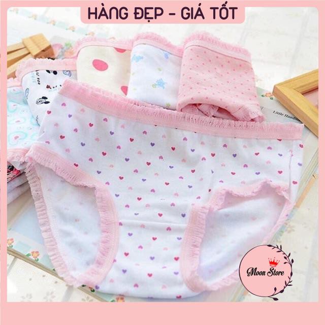 Hộp 4 Chiếc Quần Lót Muji Cotton Kháng Khuẩn Học Sinh Cực Đẹp
