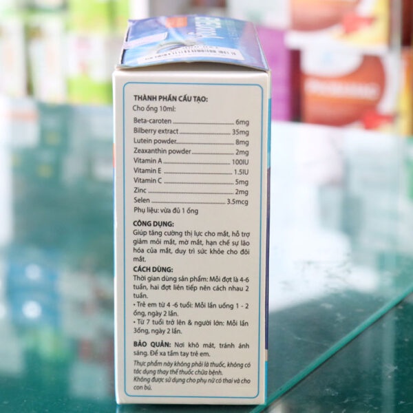Eye DongA- Hỗ trợ duy trì sức khỏe cho đôi mắt, tăng cường thị lực và hỗ trợ giảm mỏi mắt, mờ mắt ( Hộp 20 ống)