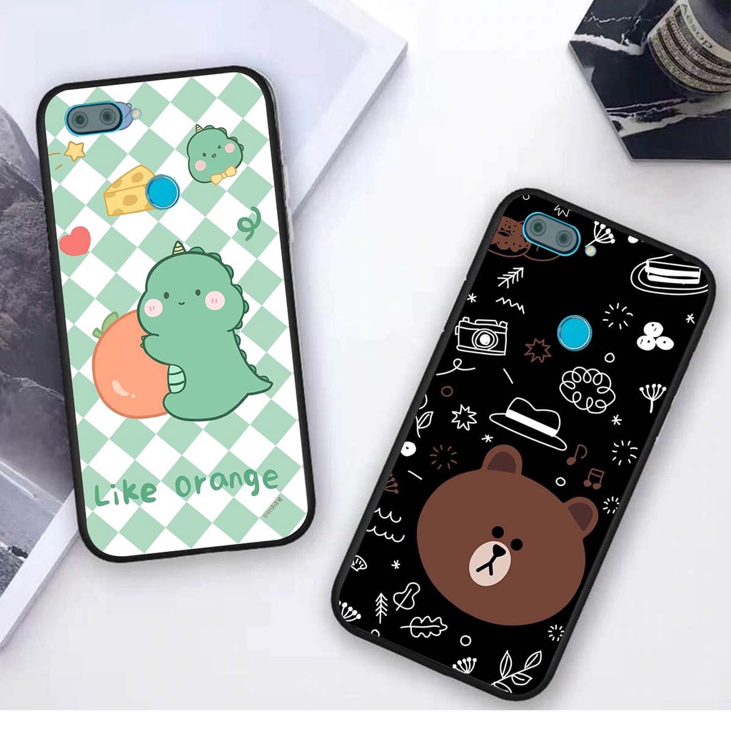 Ốp lưng Xiaomi MI 8 LITE in hình khủng long , gấu nâu xinh xắn, siêu cute  mà còn vô cùng RẺ -ĐẸP