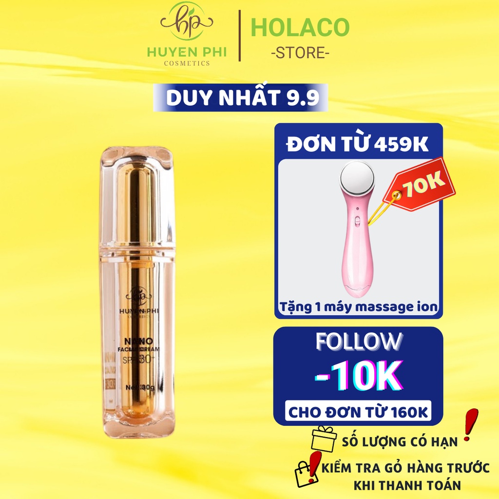 Kem Face Nano Huyền Phi - Dưỡng Trắng Căng Bóng, Chống Nắng và Makeup