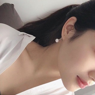 Bông tai hạt châu đơn giản dễ thương