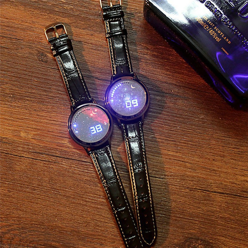 Đồng hồ đeo tay điện tử cổ điển màn hình cảm ứng dành cho nam và nữ