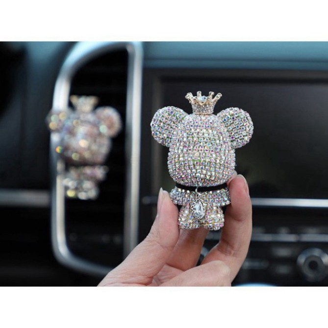 Gấu nhỏ đính đá nước hoa cửa gió ô tô [Siêu Hot] [Freeship] [Freeship] | BigBuy360 - bigbuy360.vn