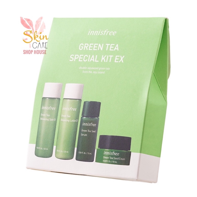 Bộ Dưỡng Da Trà Xanh Innisfree Green Tea Speacial Kit Ex