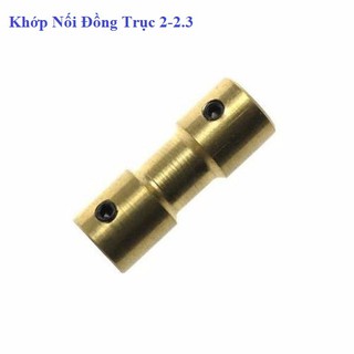 Khớp Nối Đồng Lỗ Trục 2mm - 2.3mm