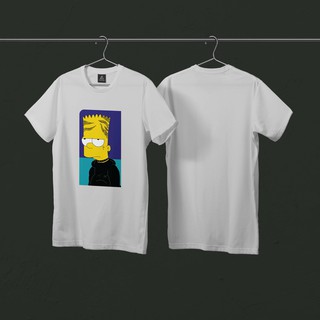 Áo thun unisex HeroTST nam nữ form rộng tay lỡ phong cách Nelly Ulzzang in hình Bart Simpson - M1a
