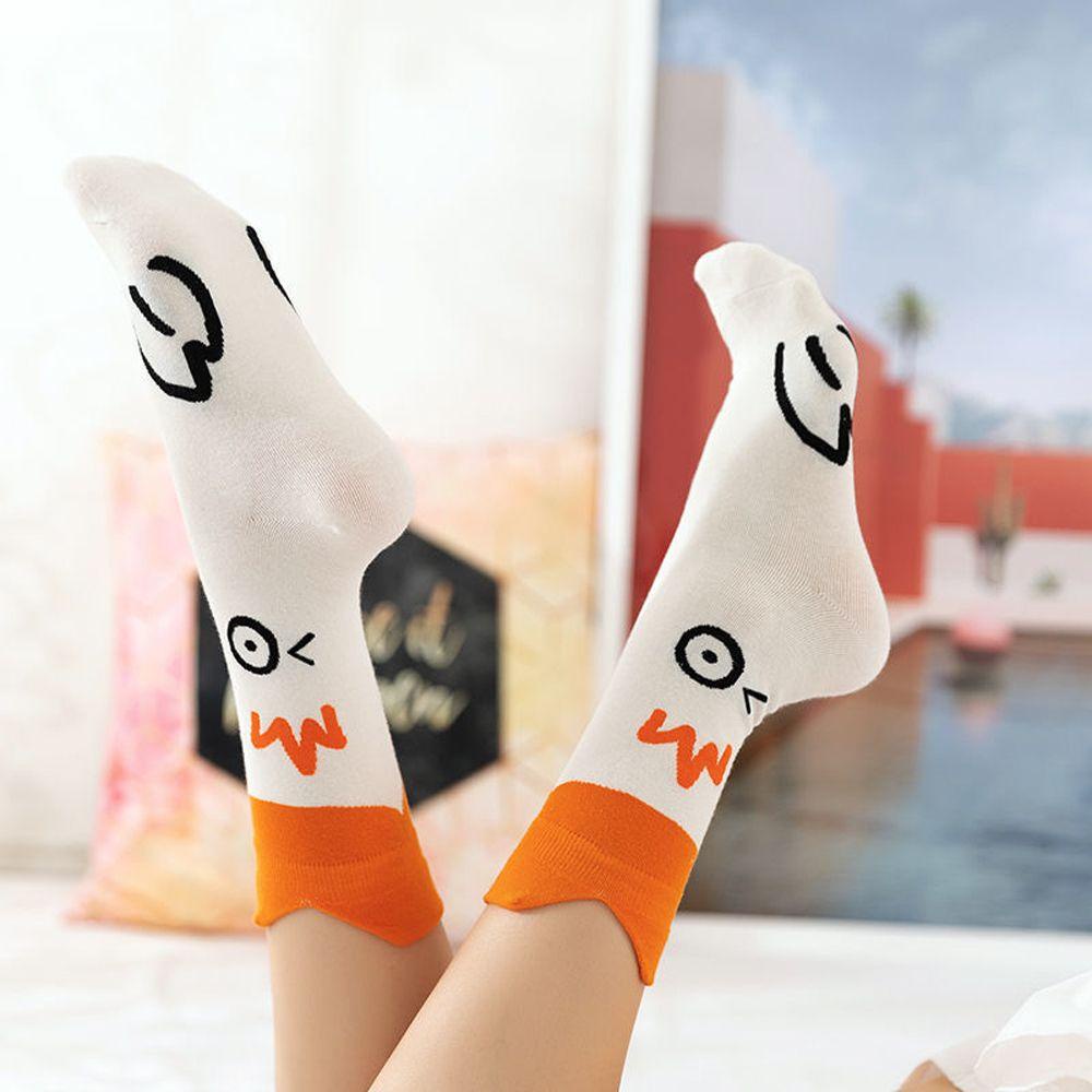 EXPEN Vớ Cotton Cổ Cao Thời Trang Thoải Mái Ấm Áp Dành Cho Nữ