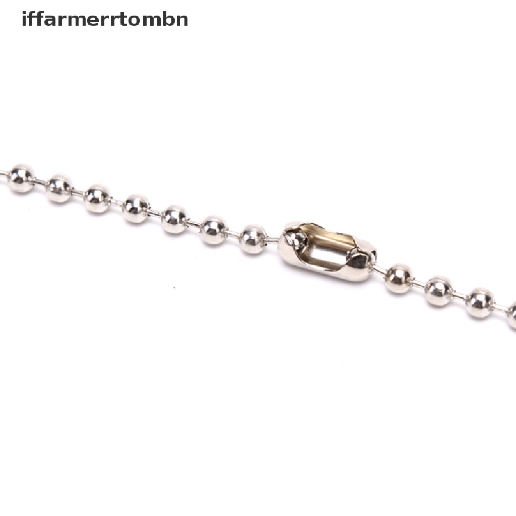 {iffarmerrtombn} Fashion Stainless Steel Flower Beads Choker Necklace Gothic Collar Jewelry Gift hye