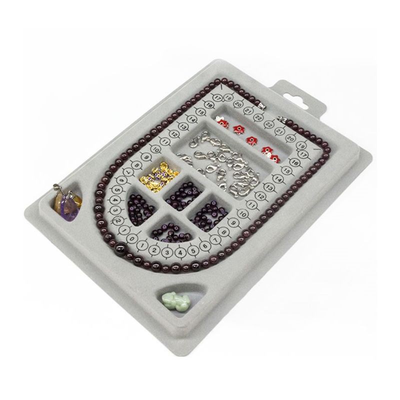 Khay đựng hạt / kim tuyến / mắt trang sức làm dây chuyền thủ công DIY tiện dụng