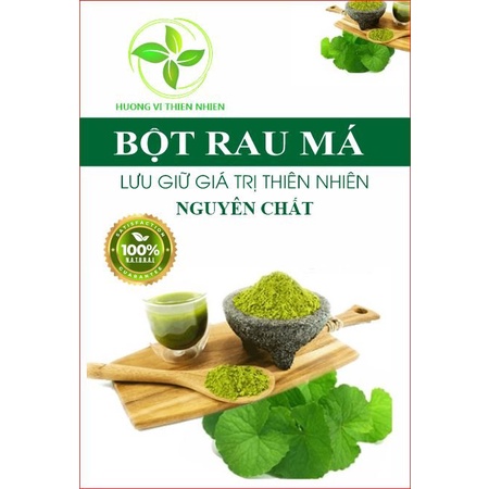 Bột Rau Má Nguyên Chất Đắp Mặt Nạ Ngăn Ngừa Mụn & Làm Dịu Vết Mụn Hương Vị Thiên Nhiên