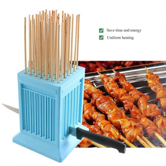 Bộ Dụng Cụ Làm Thịt Xiên Que 49 Xiên Siêu Nhanh Siêu Tiện Lợi