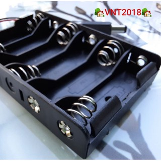 Đế lắp pin AA (2A) 6 ngăn