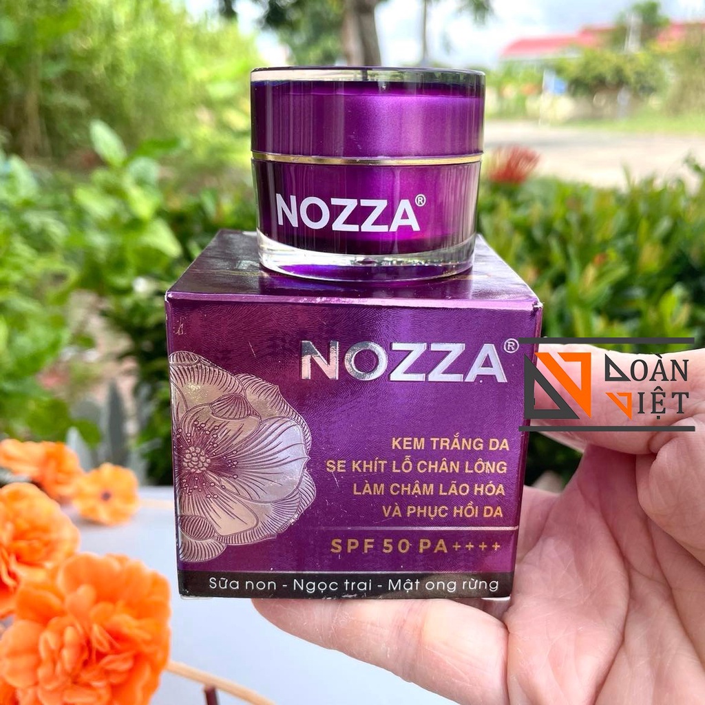 Kem FACE Nozza_ Làm chậm lão hoá, phục hồi , giảm đỏ da, giữ ẩm, dưỡng da chống nắng. Tinh chất sữa non an toàn cho da
