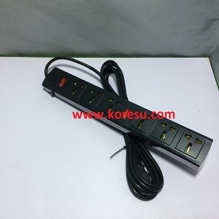 Ổ cắm chống cháy sopoka 2200w, 6 lỗ, dây điện dài 4,5m