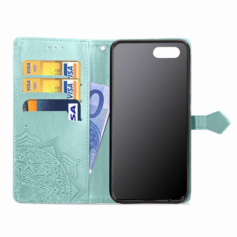 OPPO A3S R15 NEO AX5 Wallet PU Leather Flip Case 3D Embossed OPPO R15NEO A3S AX5 Phone Cover