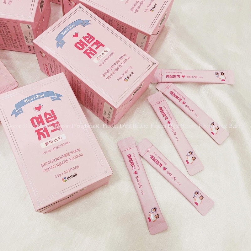 [Mã SKAMLTSM10 giảm 10% đơn 99K][MẪU MỚI NHẤT] Bột uống truyền trắng Glutathione Hàn Quốc hộp 30 gói