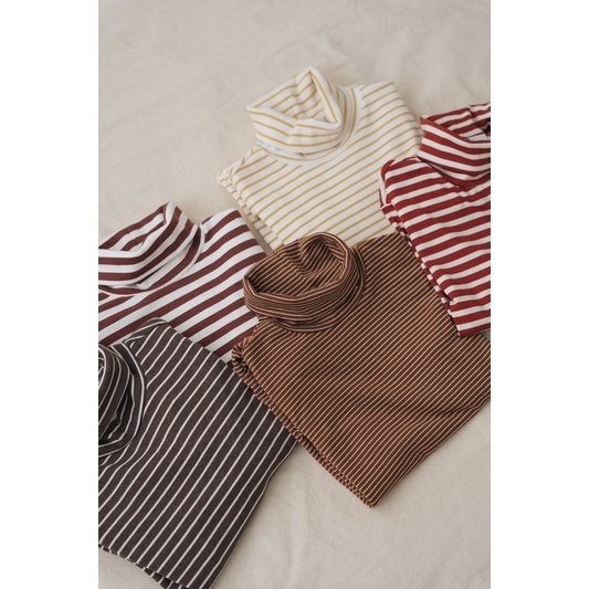 Áo len cotton nữ MADELEN dáng cổ lọ nhiều màu