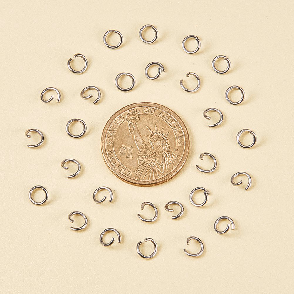 Gói 10g vòng nối bằng thép không gỉ 304 kích thước 4/5/6/7/8mm