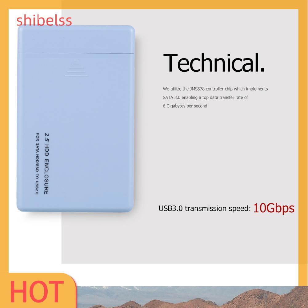 Hộp Đựng Ổ Cứng Ngoài Shibelss 2.5 Inch Usb2.0 Sata | BigBuy360 - bigbuy360.vn