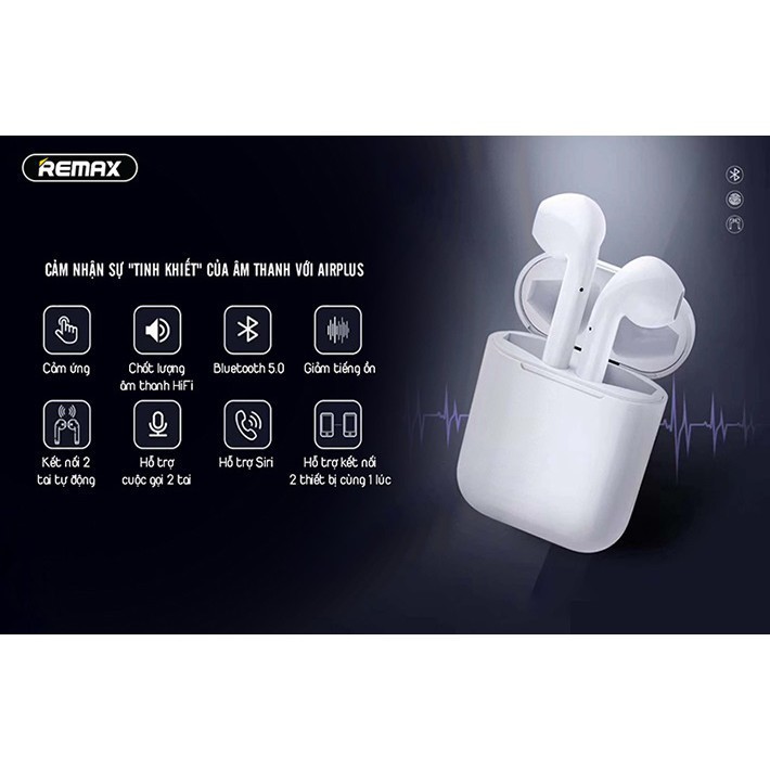 [Sỉ Lẻ]Tai nghe RW AirPlus Bluetooth Remax TWS Touch 2019 - -HC Store 1